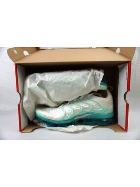 Nike Air Vapormax Plus White/Mint Sneakers Size 13 With Box